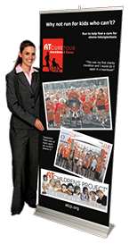 24 Hour Retractable Banner - Many Size and Types available