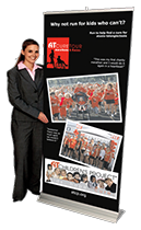 24 Hour Retractable Banner - for Exhibition Event, Product Display and Show Room Presentation